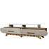 Hanah Home TV stalak Flora - orah, krem 
