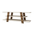 Hanah Home TV stalak Cvijet - orah, krem 