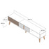 Hanah Home TV stalak Milan Alt - orah, krem 