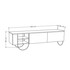 Hanah Home TV stalak Norfolk TV stalak - Light Mocha 