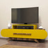 Hanah Home TV stalak Ruža - orah, žuta  Hanah Home TV stalak Ruža - orah, žuta