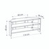 Hanah Home TV stalak Thales Corner - Light Mocha 