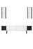 TV jedinica Crna linija - bijela, crna TV jedinica Crna linija - bijela, crna