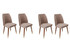 Set stolica (4 komada) Hugo-384 V4