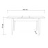 Produživi set stolova i stolica (5 komada) Vina 1053 - 4 -
  Antracit,
  Orah