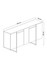 Komoda Luxe - antracit, crna