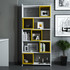 Polica za knjige Kutija - bijela, žuta Polica za knjige Kutija - bijela, žuta