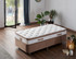 Krevet sa madracem Latte - svijetlosmeđa (90 x 200)