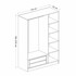 Ormar Kelj antracit crni - 2272