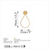 Zidna lampa Damla - 13534