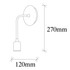 Zidna lampa Dartini - MR - 887