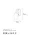Zidna lampa Hemikilo - 13161