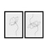 Ukrasno uokvireno MDF slikanje (2 komada) 2PSCTCIZ-008