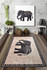 Tepih (80 x 120) Elefante Nero Djt