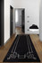 Tepih (120 x 200)  Kvadrat crna 120X200