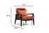 Wing Chair Apolon - cimet