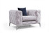 Wing Chair Como - svijetlo siva