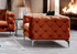Wing Chair Como - narančasta