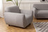 Wing Chair Eddy - svijetlo siva