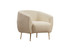 Wing Chair Eses Cream Bouclette Wing Chair Eses Cream Bouclette