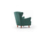 Wing Chair Lola Berjer - Zelena