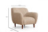 Wing Chair Napoli - Cappuccino