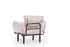 Wing Chair Nitta singl - Krem