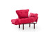 Wing Chair Nitta Singl - Maroon