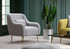 Wing Chair Sevilla Fotelja - Siva