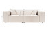 Sofa s 2 sjedala Lora 2 sjedala - svijetlosmeđa a.g