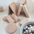 Kauč na razvlačenje s 2 sjedala Puzzle - Pink a.g