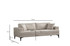 Sofa s 3 sjedala Astana 3 sjedala - Ecru a.g