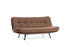 Kauč na razvlačenje s 3 sjedala Mala sofa Misa - svijetlosmeđa a.g