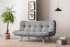 Kauč na razvlačenje s 3 sjedala Mala sofa Misa - svijetlo siva a.g