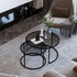 Set stolića za kavu Tokio - Crni 60 a.g