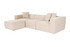 Kutna garnitura Lora (L1-O1-1R-POUFFE ) - Breskva a.g