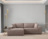 Kutna sofa-krevet Pırlo Lijevi kut - smeđa a.g Kutna sofa-krevet Pırlo Lijevi kut - smeđa a.g