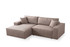Kutna sofa-krevet Pırlo Lijevi kut - smeđa a.g