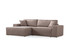 Kutna sofa-krevet Pırlo Lijevi kut - smeđa a.g Kutna sofa-krevet Pırlo Lijevi kut - smeđa a.g