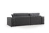 Kutna sofa-krevet Pırlo kut lijevo - tamno siva a.g