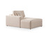 Kutna sofa-krevet Pırlo kut lijevo - Ecru a.g