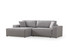 Kutna sofa-krevet Pırlo kut lijevo - svijetlo siva a.g Kutna sofa-krevet Pırlo kut lijevo - svijetlo siva a.g