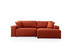 Kutna sofa-krevet Pırlo kut desno - narančasta a.g