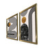 Ukrasna uokvirena MDF slika (2 komada) 2P3853NISCT-015 a.g