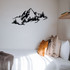 Ukrasni metalni zidni dodatak planina 3 a.g