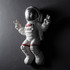 Dekorativni zidni dodatak Astronaut sa znakom mira - 2   a.g