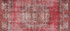 Tepih za hodnik (75 x 150) Blues Chenille - crvena AL 119 a.g