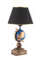 Stolna lampa Svijet - crna, plava a.g