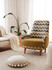 Wing Chair Zikzak - žuto   a.g