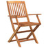 5-dijelni vrtni blagovaonski set od masivnog bagremovog drva 3152897